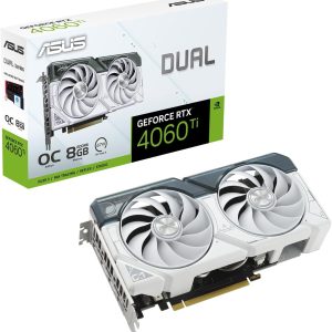 ASUS Dual GeForce RTX 4060 Ti EVO Blanc OC Edition 8 Go – Image 1