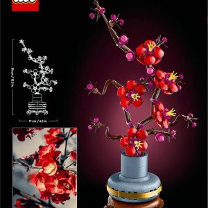 Lego Icons Les Fleurs de Prunier - Plante sans Entretien à Offrir -  Collection Botanique pour Adultes – Image 2