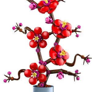 Lego Icons Les Fleurs de Prunier - Plante sans Entretien à Offrir -  Collection Botanique pour Adultes – Image 3