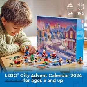LEGO City Le Calendrier de l'Avent 2024 - Minifigurines de Père Noël et Mère Noël 60436 – Image 4